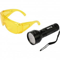 Φακός UV και γυαλιά ανίχνευσης διαρροής A/C